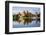 Lithuania, Vilnius. Trakai Castle reflected Galve lake in Lithuania.-Miva Stock-Framed Photographic Print