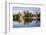 Lithuania, Vilnius. Trakai Castle reflected Galve lake in Lithuania.-Miva Stock-Framed Photographic Print