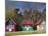 Lithuania, Western Lithuania, Curonian Spit, Nida, Village House Detail-Walter Bibikow-Mounted Photographic Print