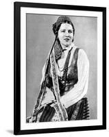 Lithuanian Woman in Traditional Dress, 1936-Geoffrey Portham-Framed Giclee Print