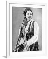 Lithuanian Woman in Traditional Dress, 1936-Geoffrey Portham-Framed Giclee Print