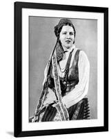 Lithuanian Woman in Traditional Dress, 1936-Geoffrey Portham-Framed Giclee Print