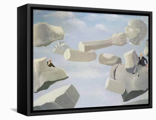 Litigation Anger-Lincoln Seligman-Framed Stretched Canvas