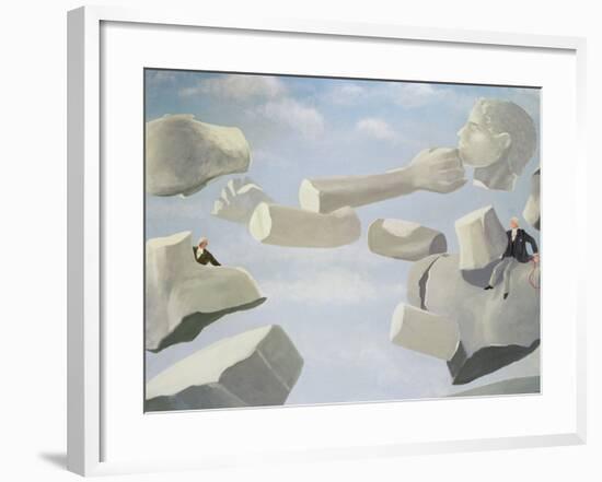 Litigation Anger-Lincoln Seligman-Framed Giclee Print