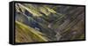 Litla-Brandsgil, Rhyolith Rocks, Landmannalaugar, Iceland-Rainer Mirau-Framed Stretched Canvas