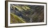 Litla-Brandsgil, Rhyolith Rocks, Landmannalaugar, Iceland-Rainer Mirau-Framed Photographic Print