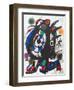 Litografia original I-Joan Miro-Framed Collectable Print