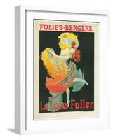 Litographie publicitaire, Loie Fuller au Folies Bergere-Jules Chéret-Framed Giclee Print