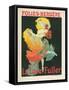 Litographie publicitaire, Loie Fuller au Folies Bergere-Jules Chéret-Framed Stretched Canvas