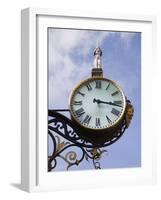 Little Admiral Clock on Church of St. Martin-Le-Grand in Coney Street, City Centre, York, England-Pearl Bucknall-Framed Photographic Print