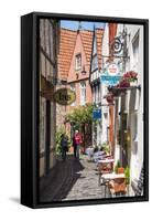 Little Alleys in the Old Schnoor Quarter, Bremen, Germany, Europe-Michael Runkel-Framed Stretched Canvas