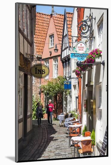 Little Alleys in the Old Schnoor Quarter, Bremen, Germany, Europe-Michael Runkel-Mounted Photographic Print