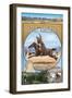 Little America, Wyoming - Montage-Lantern Press-Framed Art Print