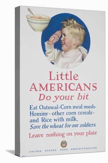 Little Americans Do Your Bit Poster-null-Stretched Canvas