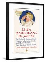Little Americans: Do Your Bit-Cushman Parker-Framed Art Print