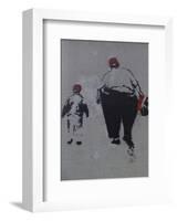 Little and Large-Banksy-Framed Giclee Print