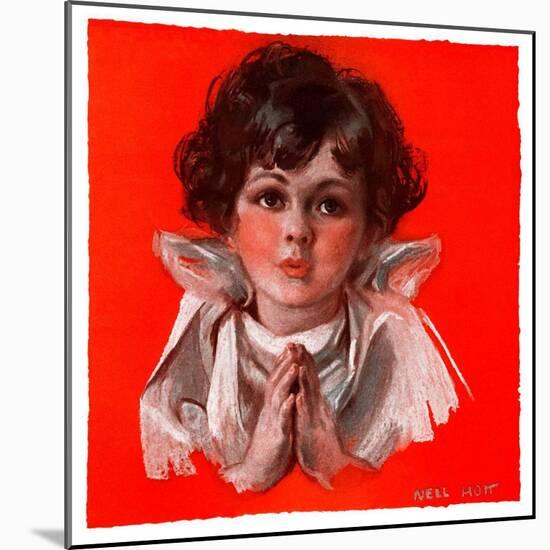 "Little Angel,"December 19, 1925-Neil Hott-Mounted Premium Giclee Print