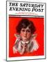 "Little Angel," Saturday Evening Post Cover, December 19, 1925-Neil Hott-Mounted Premium Giclee Print