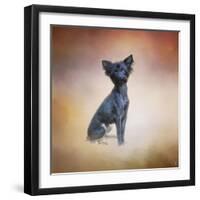 Little Angel Yorkie Poo-Jai Johnson-Framed Giclee Print