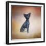 Little Angel Yorkie Poo-Jai Johnson-Framed Giclee Print