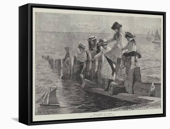 Little Anglers-Alexander M. Rossi-Framed Stretched Canvas