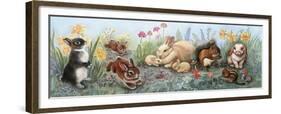 Little Animals Border-Judy Mastrangelo-Framed Giclee Print