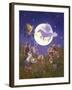 Little Animals Looking at the Moon-Judy Mastrangelo-Framed Giclee Print