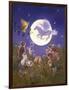 Little Animals Looking at the Moon-Judy Mastrangelo-Framed Giclee Print