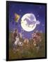 Little Animals Looking at the Moon-Judy Mastrangelo-Framed Giclee Print