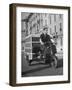 Little "Ape" Delivery Scooter Making Light Delivery-Dmitri Kessel-Framed Premium Photographic Print