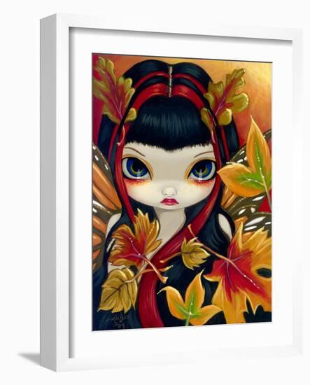 Little Autumn Leaves-Jasmine Becket-Griffith-Framed Art Print