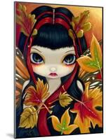 Little Autumn Leaves-Jasmine Becket-Griffith-Mounted Art Print