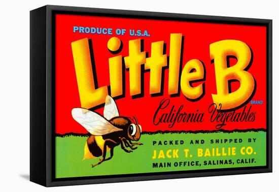 Little B Brand California Vegetables-null-Framed Stretched Canvas