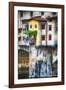 Little Balcony on Ponte Vecchio-George Oze-Framed Photographic Print