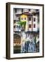 Little Balcony on Ponte Vecchio-George Oze-Framed Photographic Print