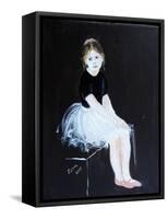 Little Ballet Dancer 2015-Susan Adams-Framed Stretched Canvas