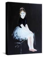 Little Ballet Dancer 2015-Susan Adams-Stretched Canvas