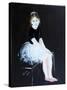 Little Ballet Dancer 2015-Susan Adams-Stretched Canvas