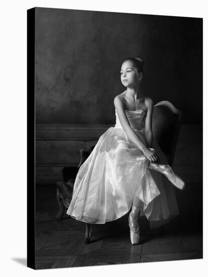 Little ballet star-Victoria Ivanova-Stretched Canvas
