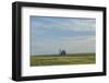 Little barn in the middle of a wheat field.-Michael Scheufler-Framed Photographic Print