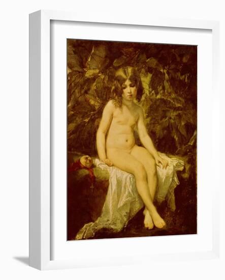 Little Bather, 1849-Thomas Couture-Framed Giclee Print