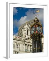 Little Ben Clock Tower, Victoria Palace Theatre, Victoria, London, England, United Kingdom-Charles Bowman-Framed Photographic Print