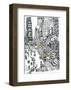 Little Big City Study-Loui Jover-Framed Art Print