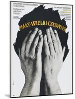 Little Big Man, (aka Maly Wielki Czlowiek), Polish poster, Dustin Hoffman, 1970-null-Mounted Art Print