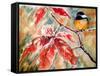 Little Bird In The Winter-Mary Smith-Framed Stretched Canvas