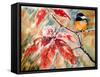 Little Bird In The Winter-Mary Smith-Framed Stretched Canvas