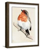 Little Bird on Branch IV-Jennifer Paxton Parker-Framed Art Print