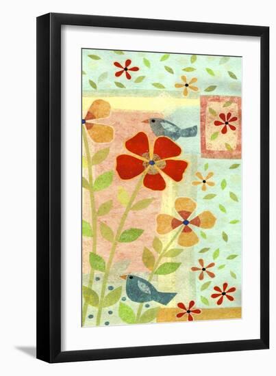 Little Birds II-Kim Conway-Framed Art Print