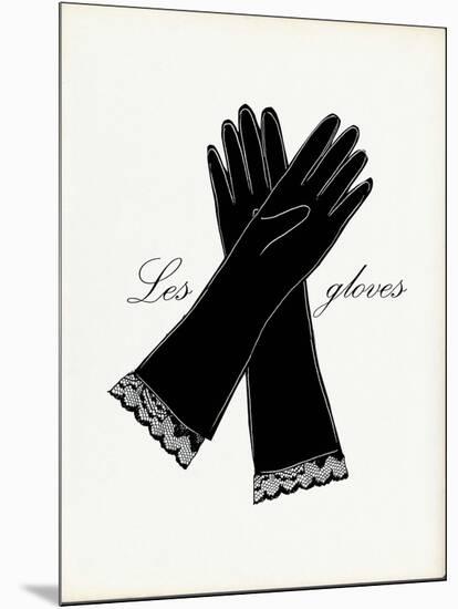 Little Black Gloves-Studio 5-Mounted Art Print