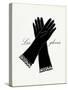 Little Black Gloves-Studio 5-Stretched Canvas